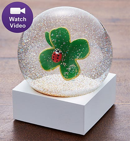 Four Leaf Clover Snow Globe by CoolSnowGlobes